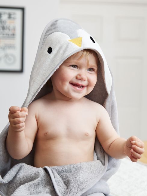 Penguin hooded towel sale