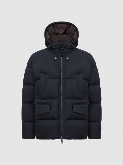 Reiss hooded coat hot sale