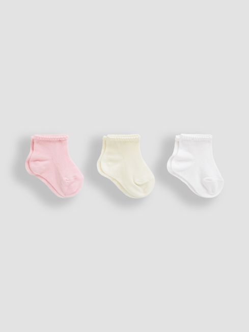 JoJo Maman Bébé Multi 3-Pack Princess Socks