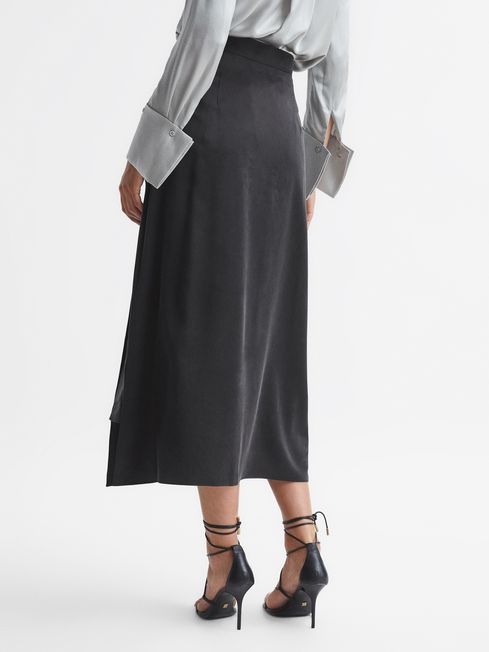 Reiss Penelope Silk Skirt REISS