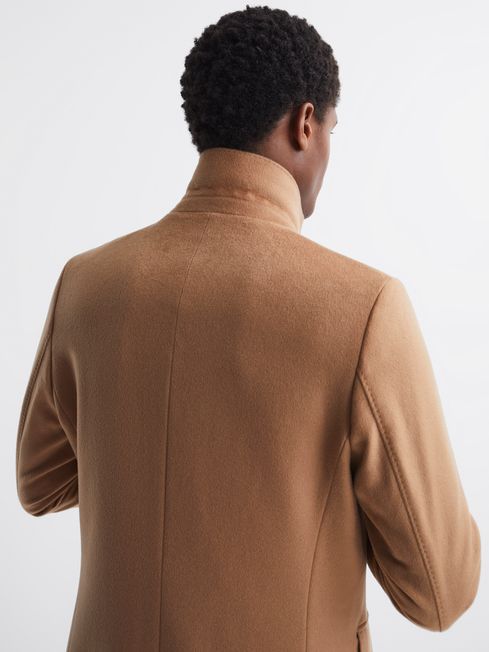 Cashmere Coat in Camel REISS