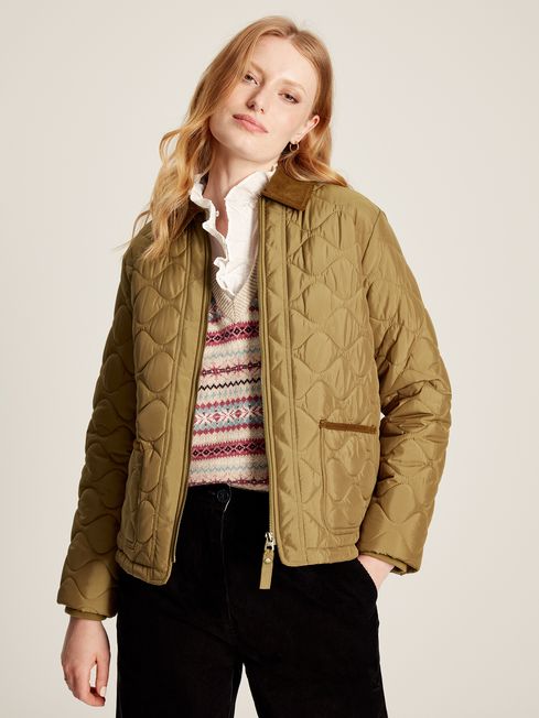 Joules quilted online jacket