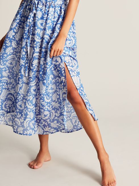 Joules beach dress top