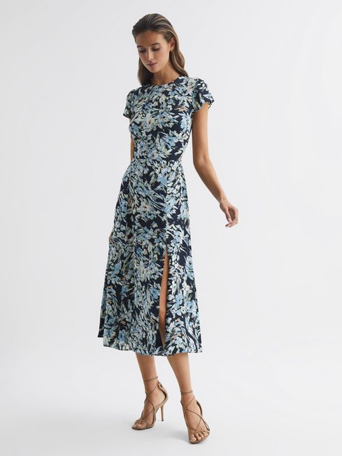 Blue dress reiss shop
