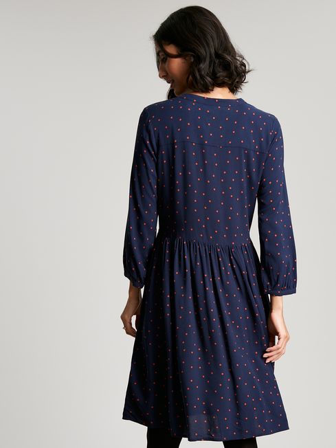 Buy Joules Blue Maddie Short Tiered Dress from the Joules online shop