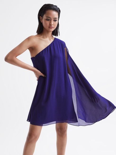 Cape sleeve clearance mini dress