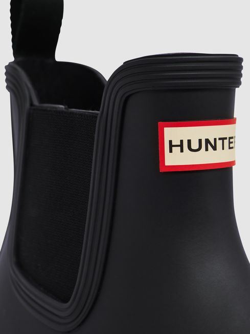 Hunter Original Chelsea Boots in Black