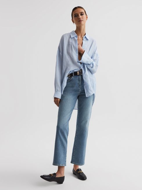 Reiss grey jeans best sale