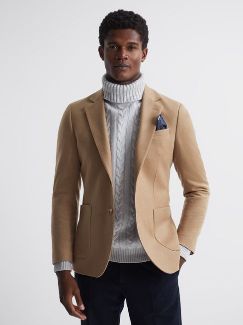 Camel blazer mens shop