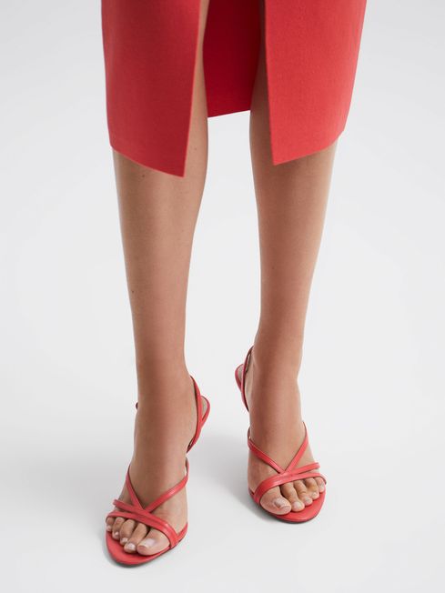 Coral sandals heels discount