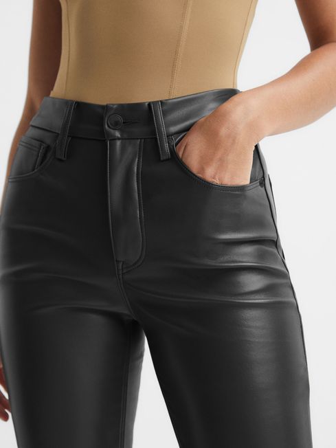 Reiss leather leggings online