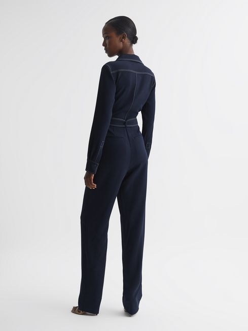 Reiss sale blue jumpsuit