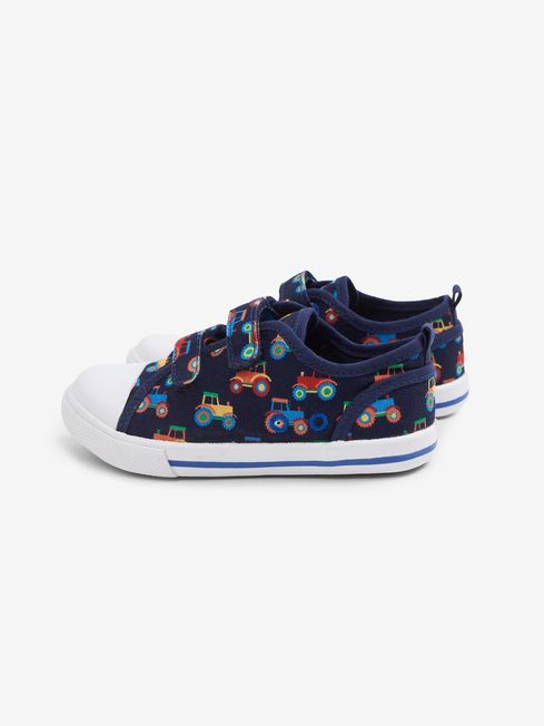 Buy JoJo Maman B b Boys Kids Tractor Canvas Pumps from the JoJo