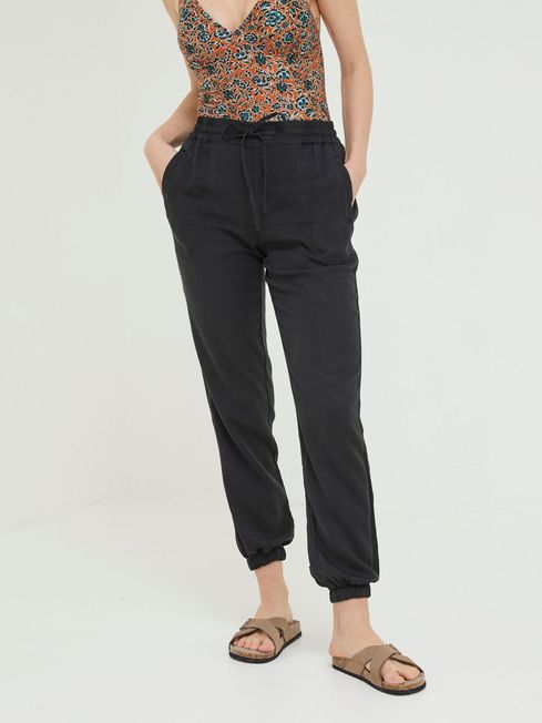 Black Lyme Plain Joggers FatFace