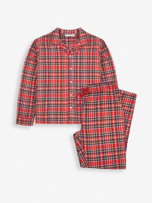 Red Men s Tartan Pyjama Set