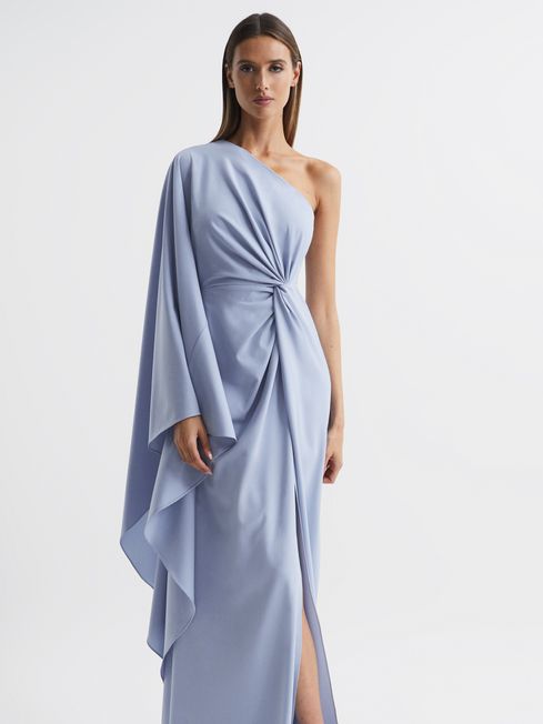 Halston heritage cold shoulder dress hotsell
