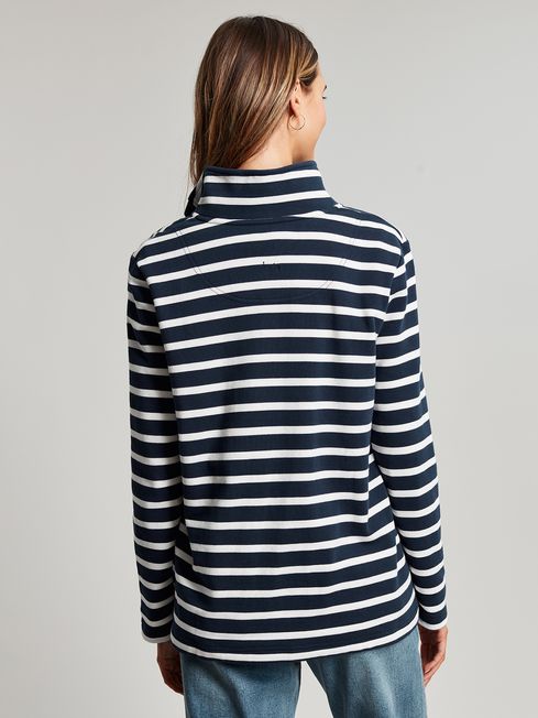 Joules striped sweatshirt new arrivals