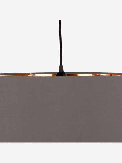 Copper and top grey light shade