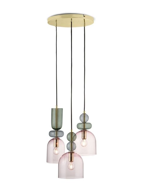 MADE.COM Green Multi Whitney Cluster Pendant Lamp