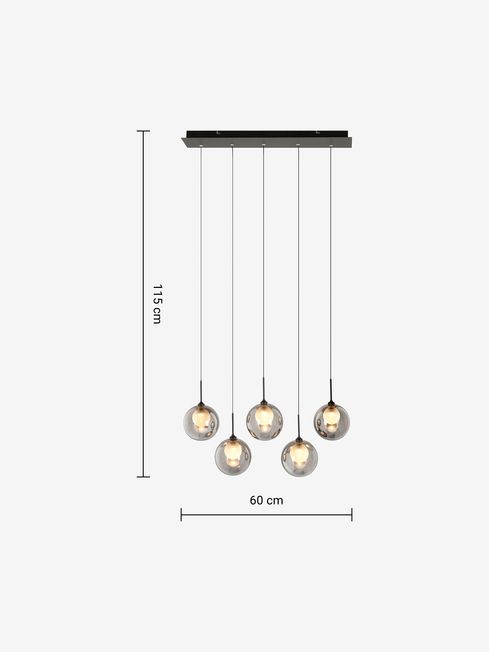 Masako led hotsell glass diner pendant