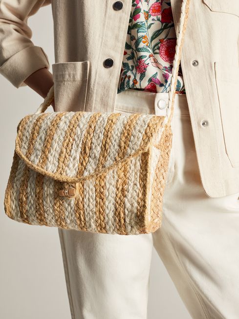 Joules jute bag store