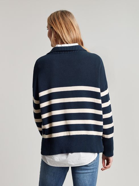 Joules striped jumper cheap