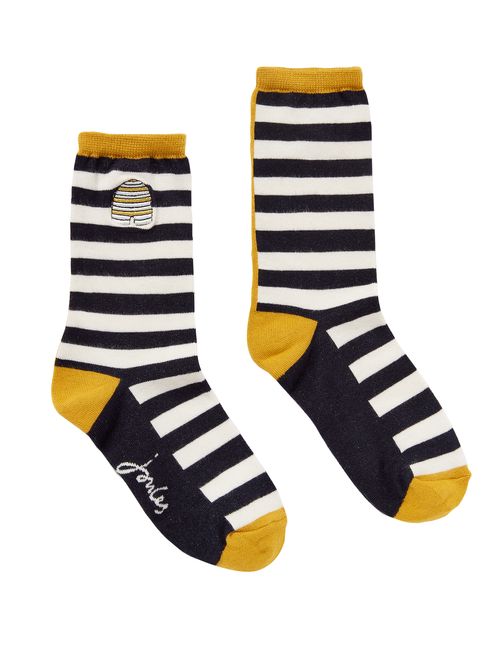 Buy Joules Blue Excellent Everyday Single Eco Vero Viscose Socks from ...
