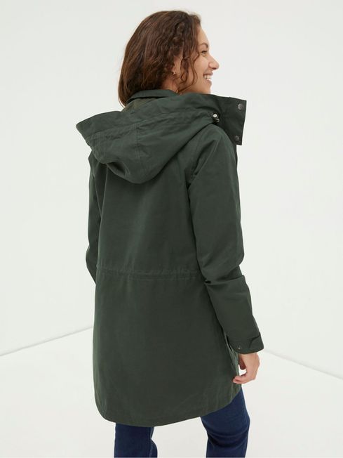 Green waterproof coat hot sale