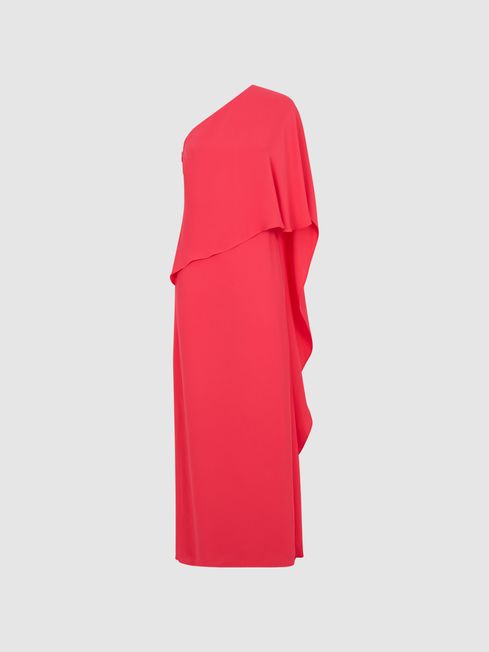 Coral cape dress 2025