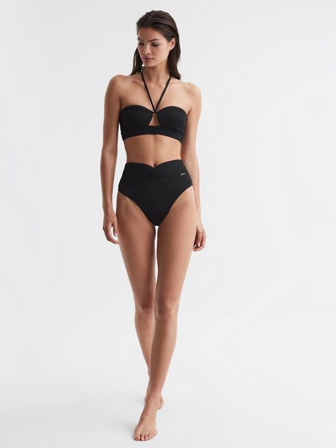 Calvin Klein Black Underwear Halterneck Bikini Top