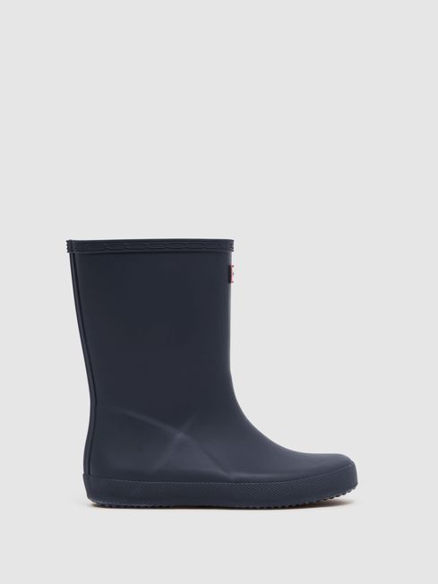 Hunter Little Kids First Classic Rain Boots in Navy REISS