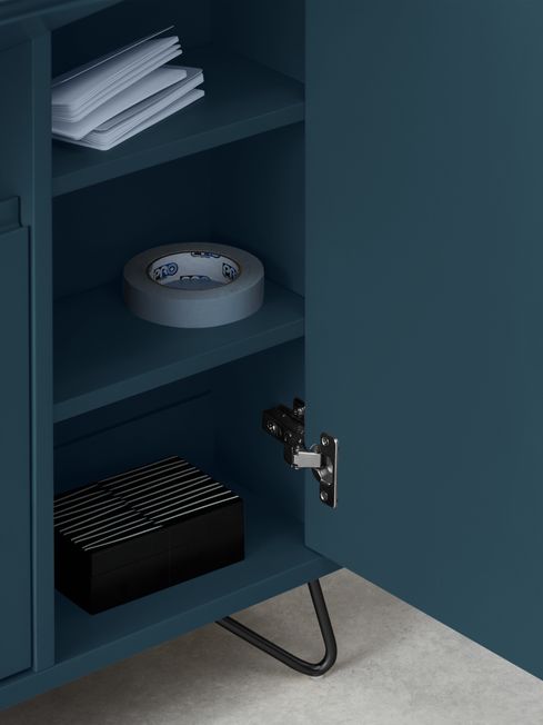 Elona Shoe Storage in Blue