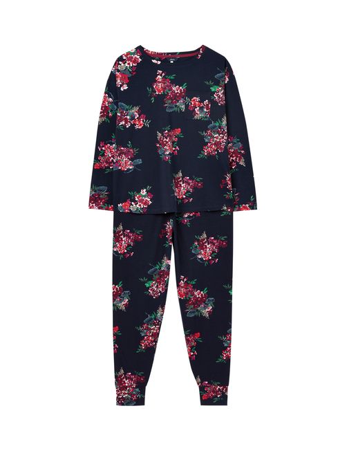 Buy Joules Blue Dreamley Long Sleeve Jersey Pyjama Set from the