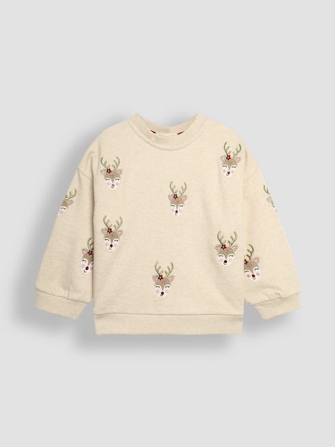 Natural Reindeer Sweatshirt