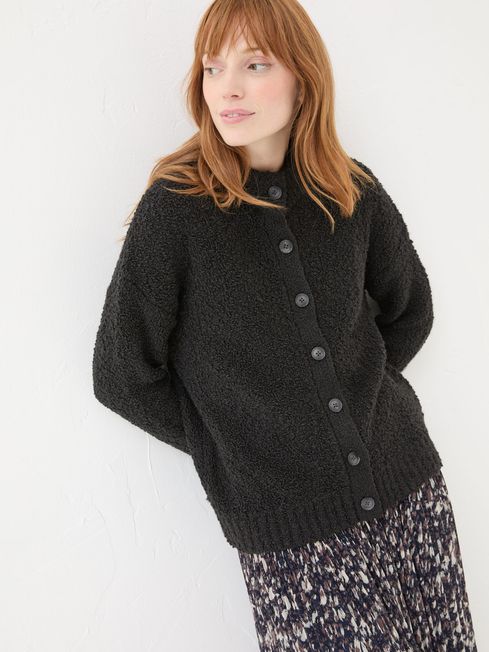 Fat face black cardigan store