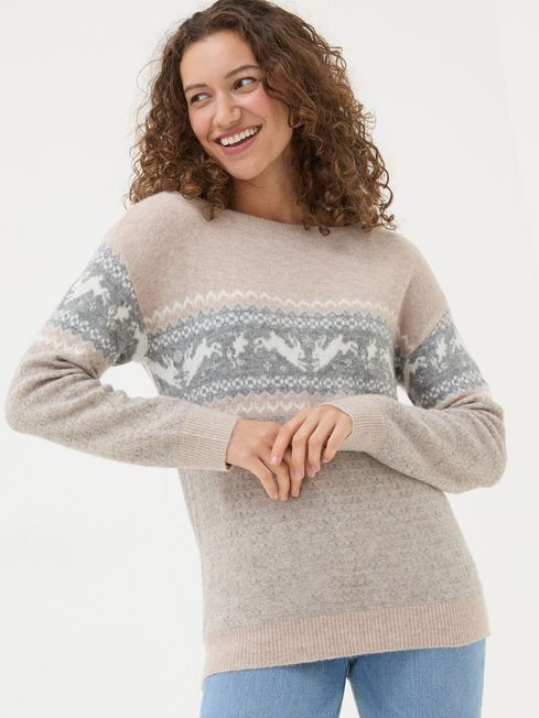 Natural Rabbit Jumper FatFace