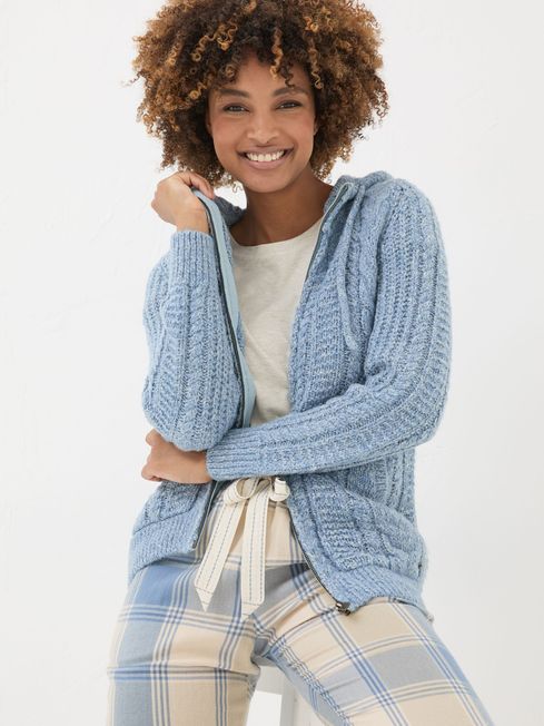 Alicia Blue Hoodie FatFace