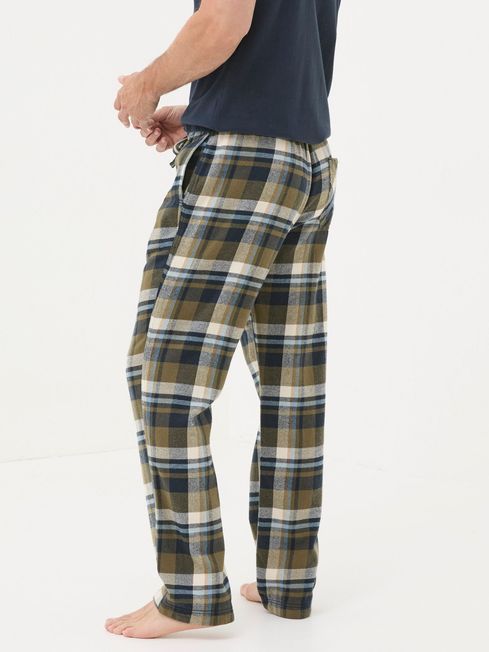 Hambrook Green Check Pyjama Bottoms FatFace