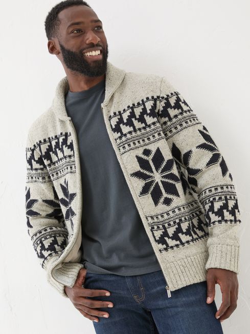 Sherpa shawl cardigan on sale