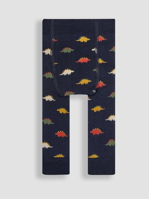 Navy Dinosaur Extra Thick Leggings JoJo Maman Bebe