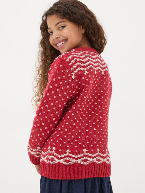 Red Snowflake Jumper FatFace