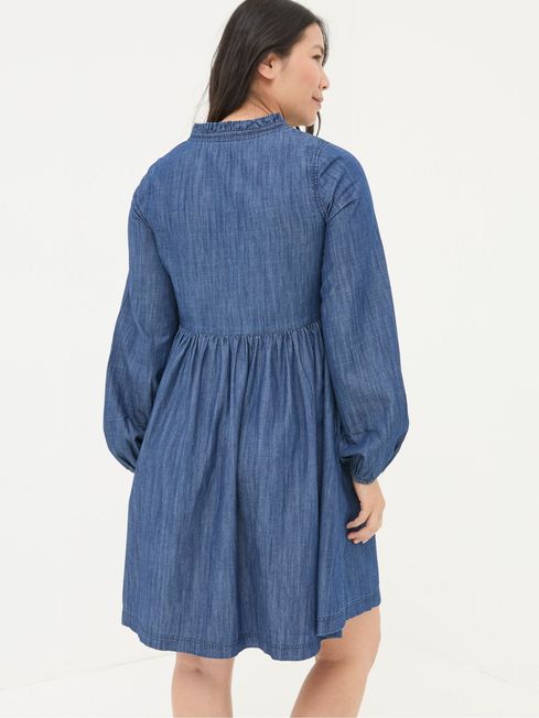 Fat face cora denim dress sales