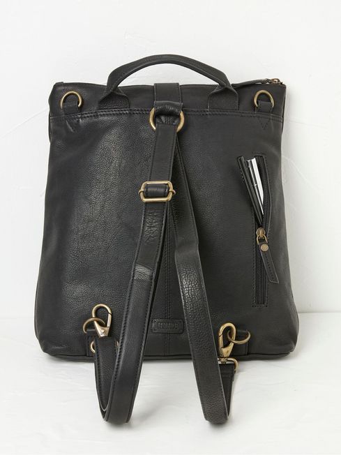 Fatface leather backpack sale