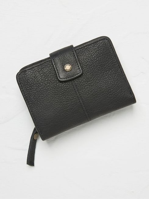 Etta Black Zip Purse FatFace