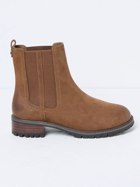 Everly Brown Chelsea Boots FatFace