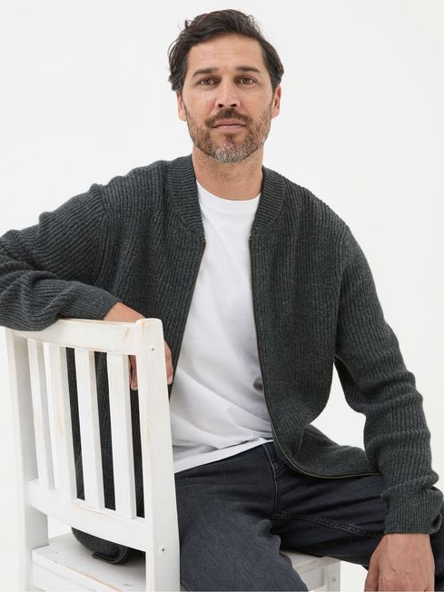 Charcoal grey cardigan store
