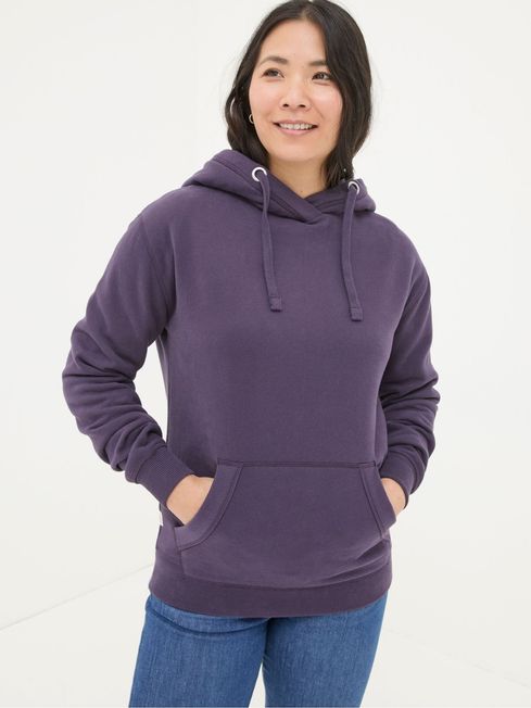 Izzy Purple Overhead Hoodie FatFace