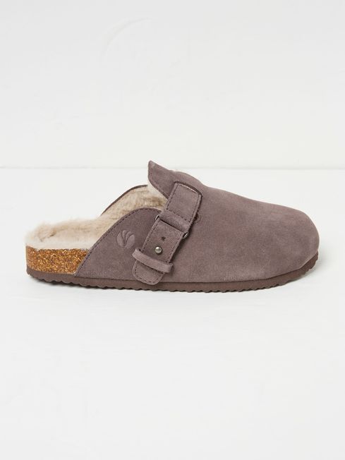 Elsie Purple House Shoes FatFace