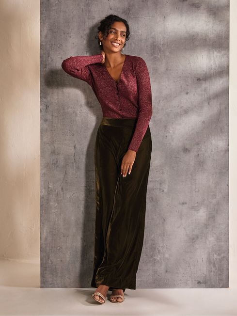 Dark red cardigan outfits hotsell