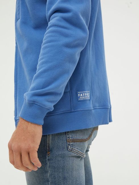 Buy Brooke Blue Zip Through Hoodie from the FatFace online shop